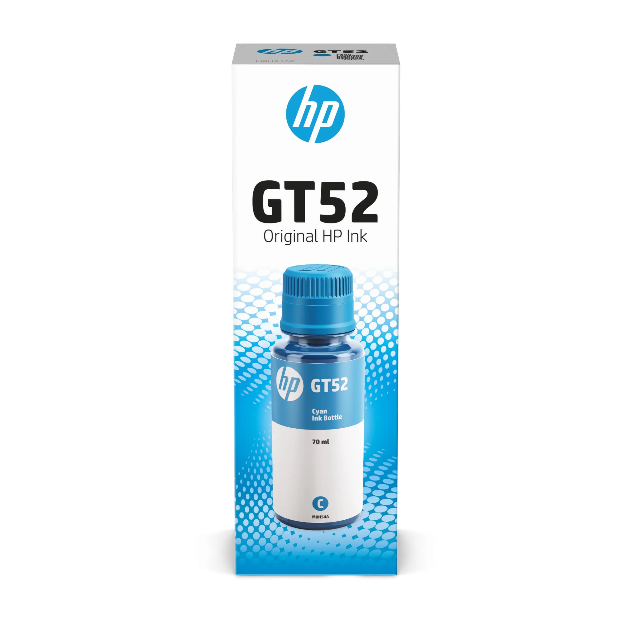 Garrafa de Tinta HP GT52 Ciano (Azul)