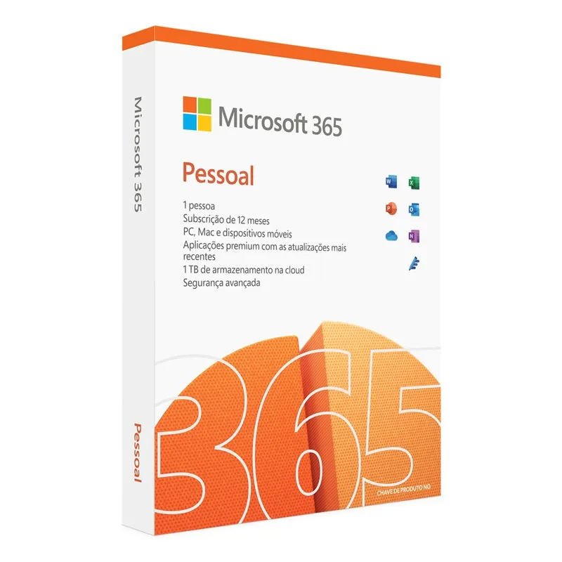 Subscrição Microsoft 365 Pessoal (Anual)